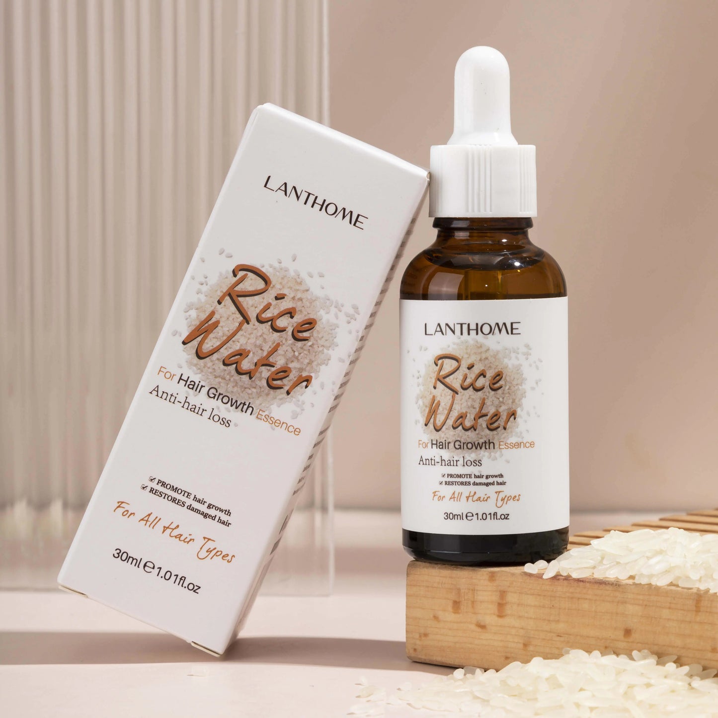 Rice Water Moisturizing Hair Serum